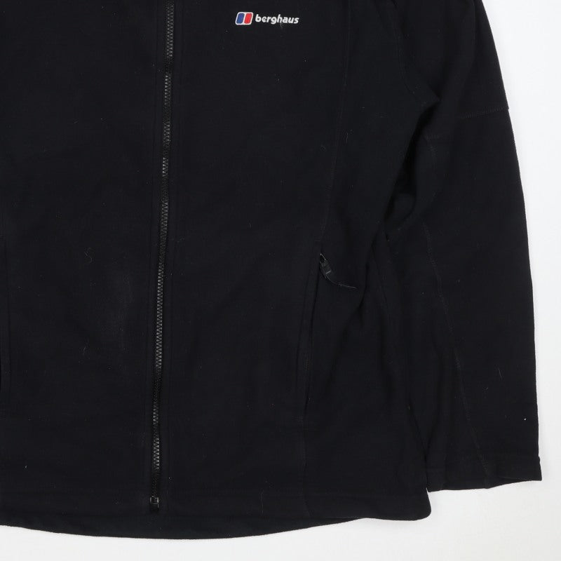 Berghaus Men Black M Fleece Full Zip Outdoor Hiking Jacket