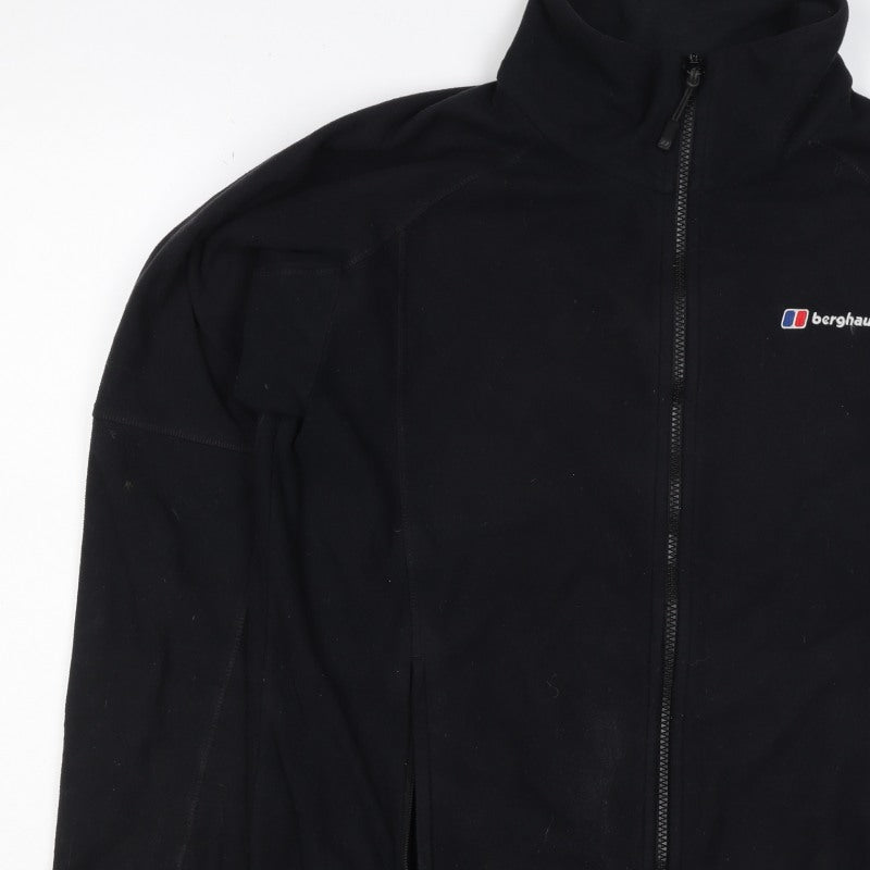 Berghaus Men Black M Fleece Full Zip Outdoor Hiking Jacket