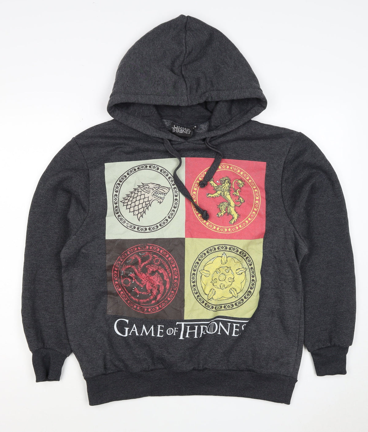Game of Thrones Women’s Grey Size 16 Graphic Pullover Hoodie