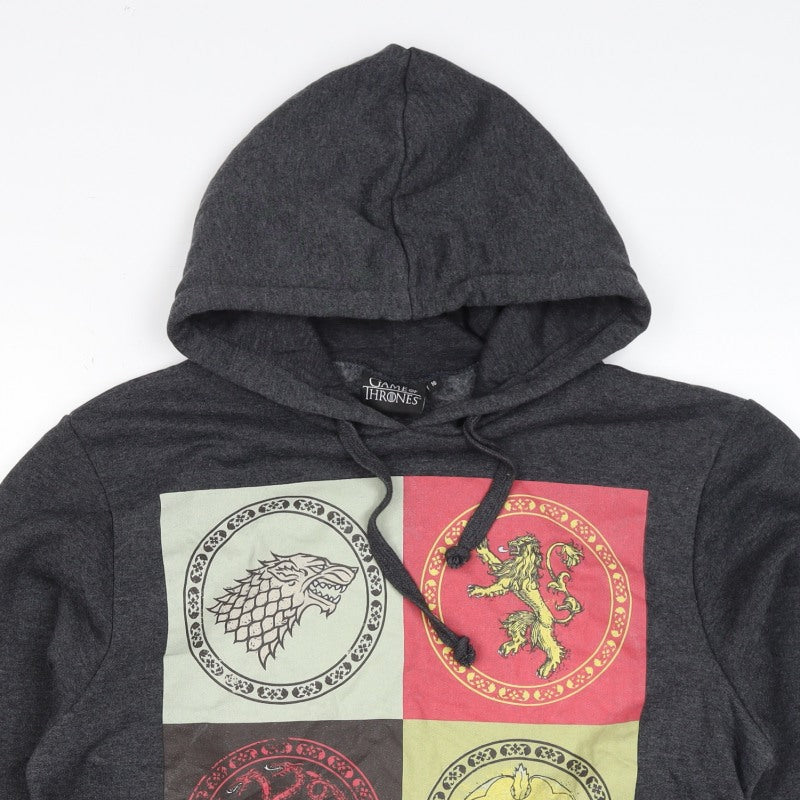 Game of Thrones Women’s Grey Size 16 Graphic Pullover Hoodie
