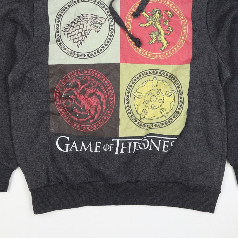 Game of Thrones Women’s Grey Size 16 Graphic Pullover Hoodie