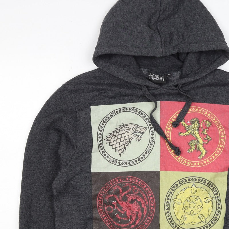 Game of Thrones Women’s Grey Size 16 Graphic Pullover Hoodie