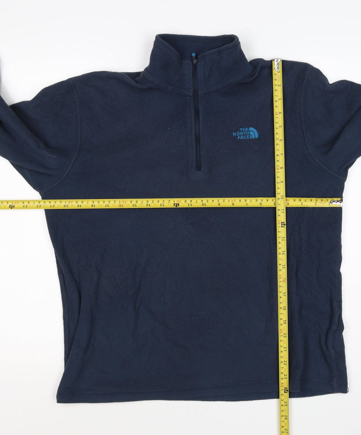 The North Face Men's Blue L 1/4 Zip Fleece Pullover Sweatshirt