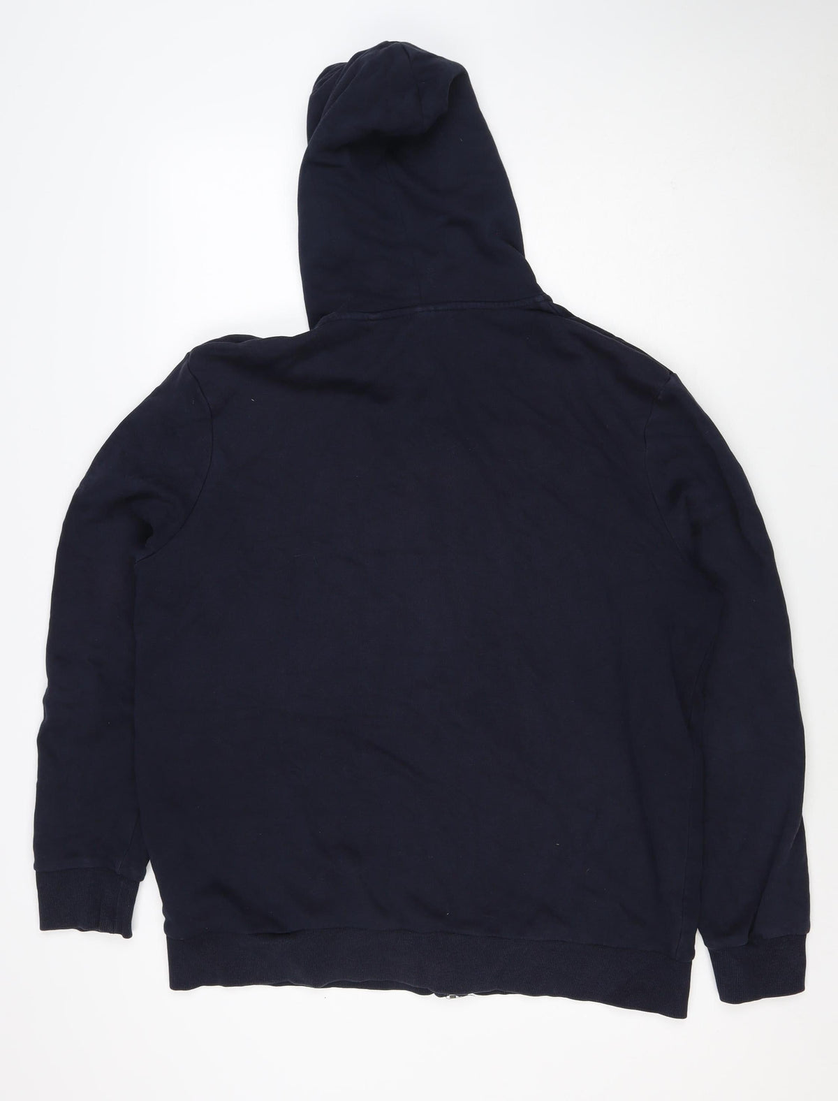 Close-up detail of C&A Men’s Blue XL Full Zip Hooded Fleece Hoodie Pockets