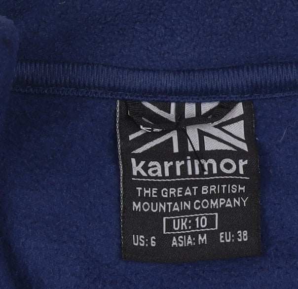 Karrimor Women's Navy UK 10 Fleece Full Zip Outdoor Jacket