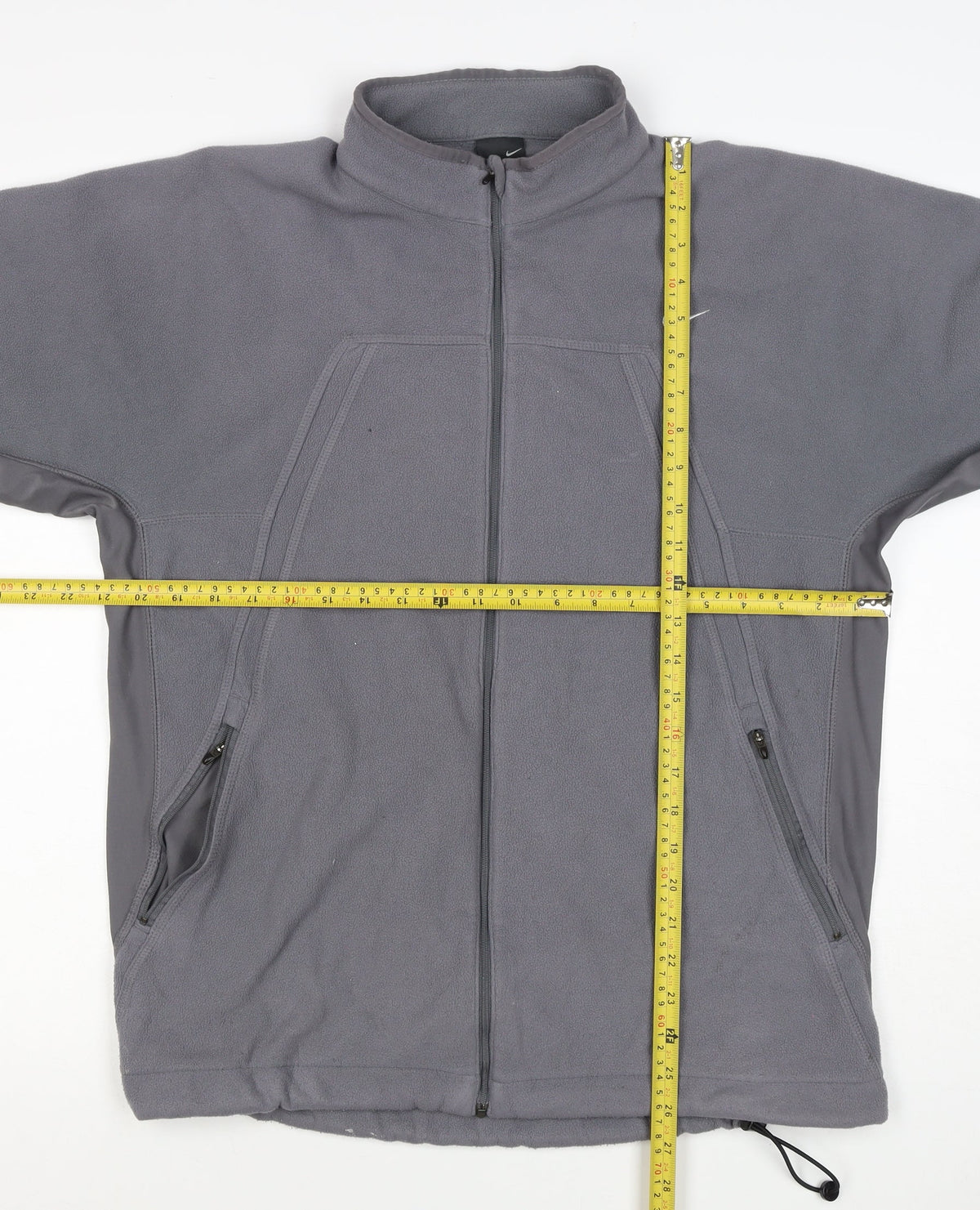 Nike Men's Grey L Therma-FIT Fleece Full Zip Thermal Jacket