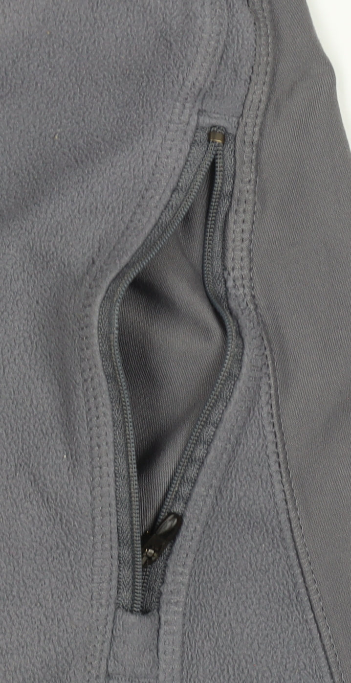 Nike Men's Grey L Therma-FIT Fleece Full Zip Thermal Jacket