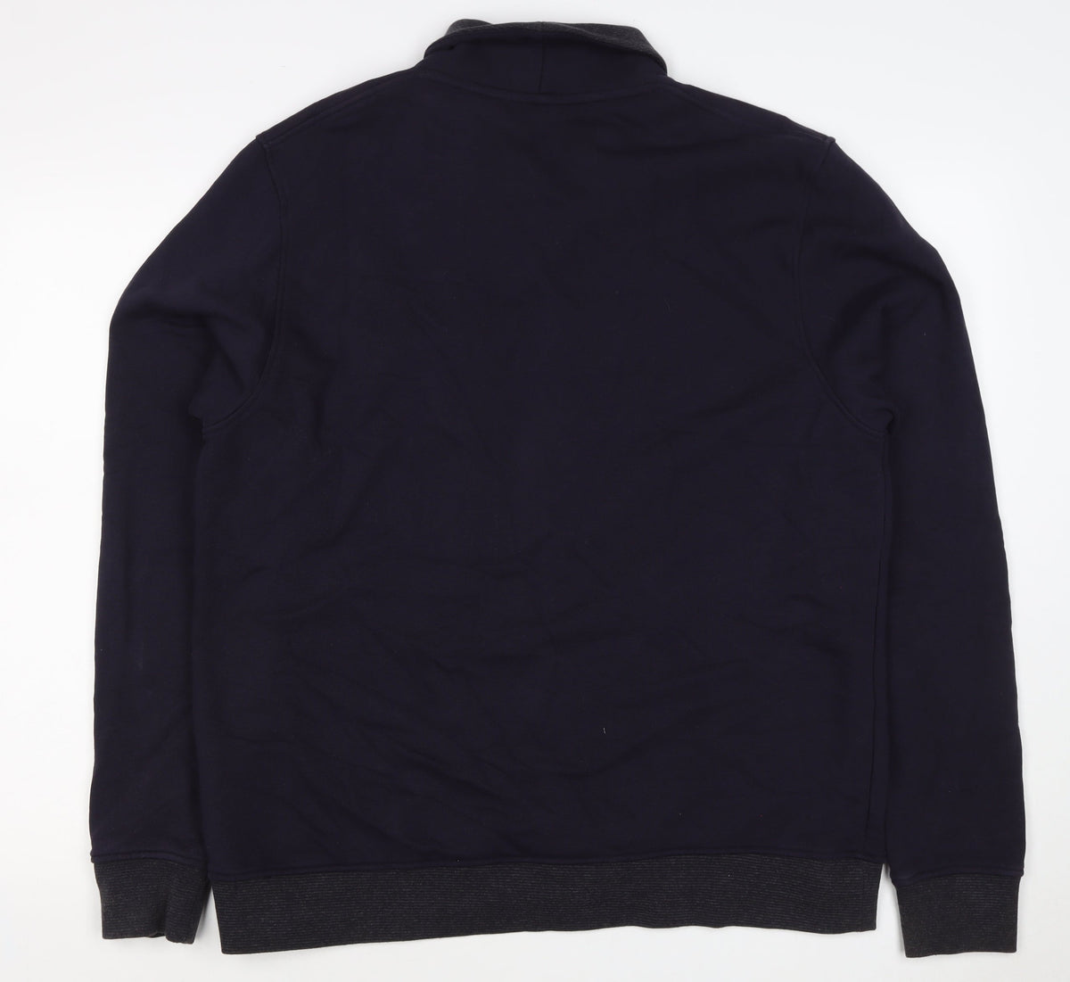 Ted Baker Men’s Blue XL Shawl Collar Button Knit Jacket