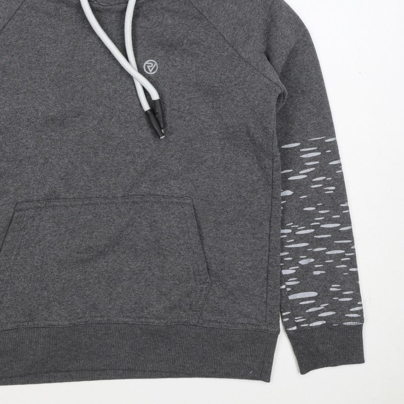 Proviz Women’s Grey Reflective Hooded Pullover Sweatshirt UK 12