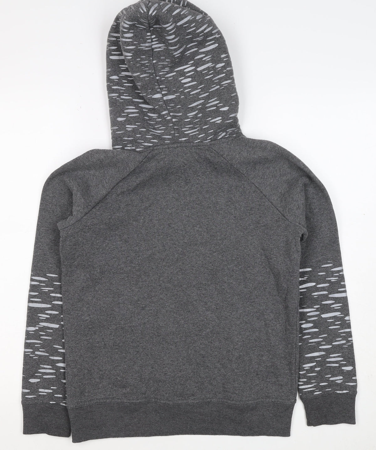 Proviz Women’s Grey Reflective Hooded Pullover Sweatshirt UK 12