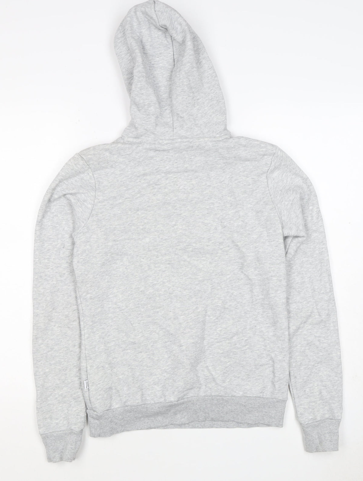 Puma Women’s Grey UK 10 Logo Pullover Hoodie Hooded Fleece