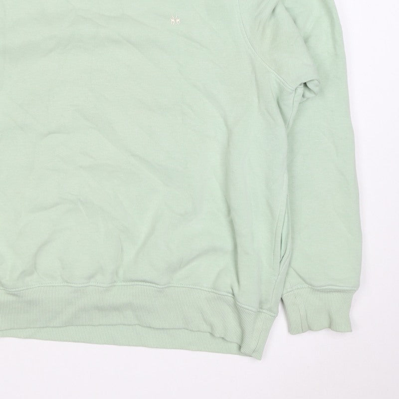 Crimsoune Club Women's Mint Green 2XL Pullover Crew Neck Sweatshirt Logo