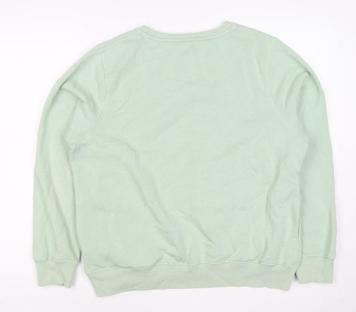 Crimsoune Club Women's Mint Green 2XL Pullover Crew Neck Sweatshirt Logo