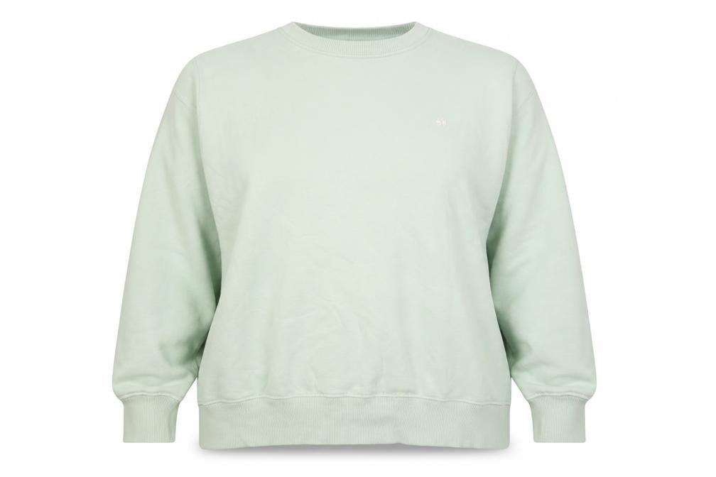 Crimsoune Club Women's Mint Green 2XL Pullover Crew Neck Sweatshirt Logo