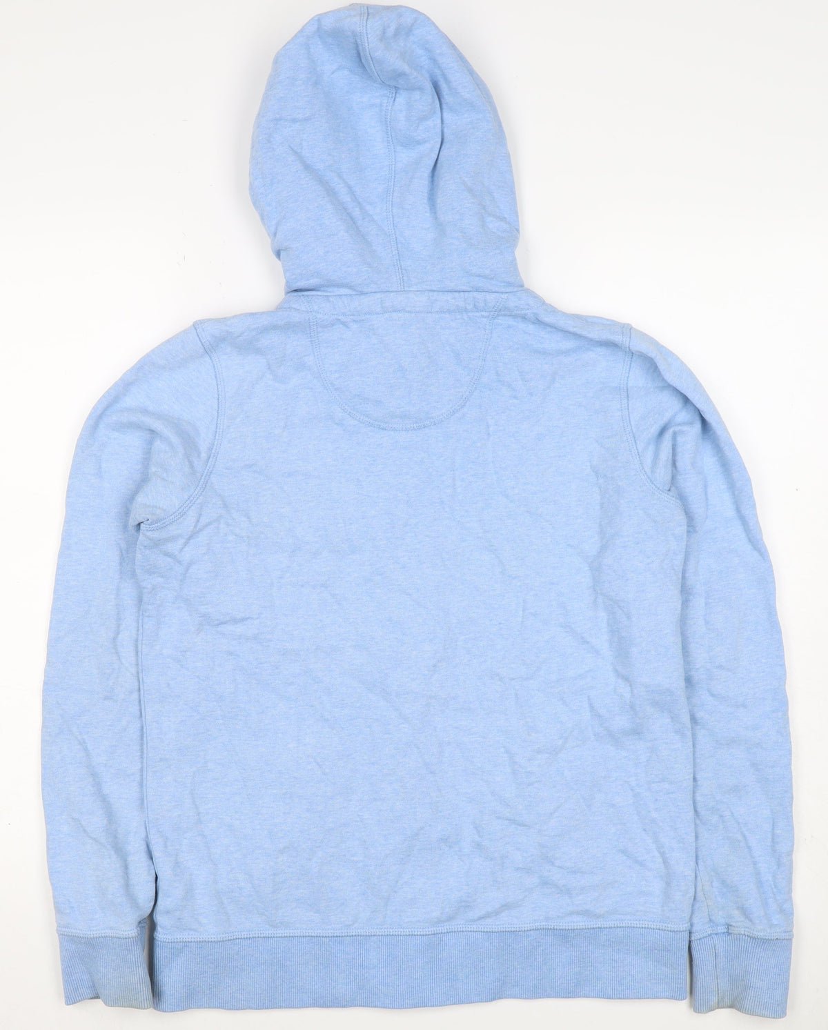 Fat Face Women Blue UK 10 Full Zip Hooded Cotton Blend Hoodie