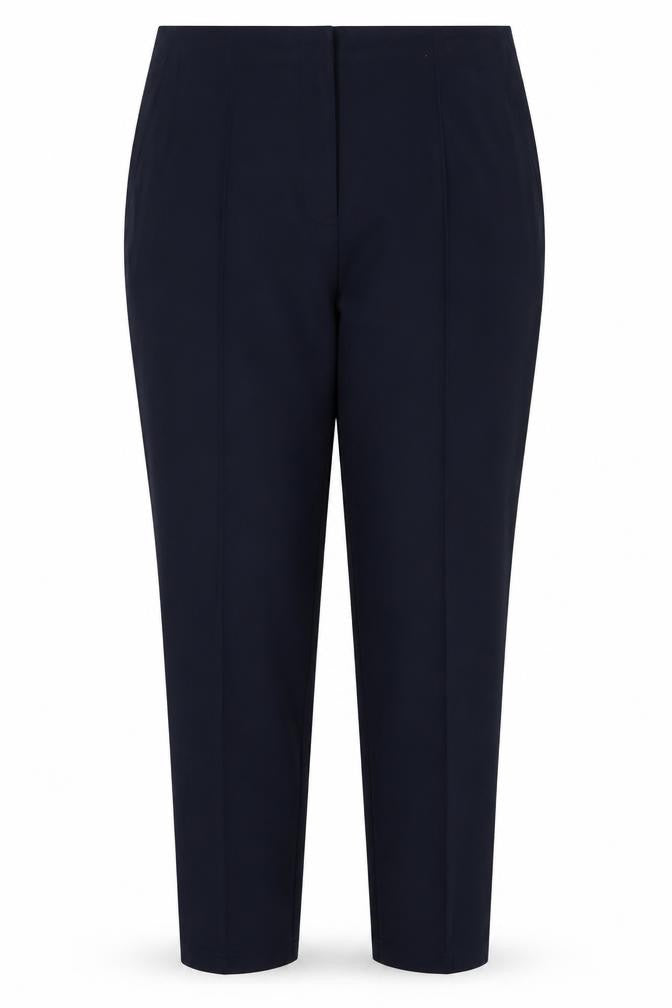 Marks and Spencer Women’s Navy Size 18 Short Straight Pull-On Trousers