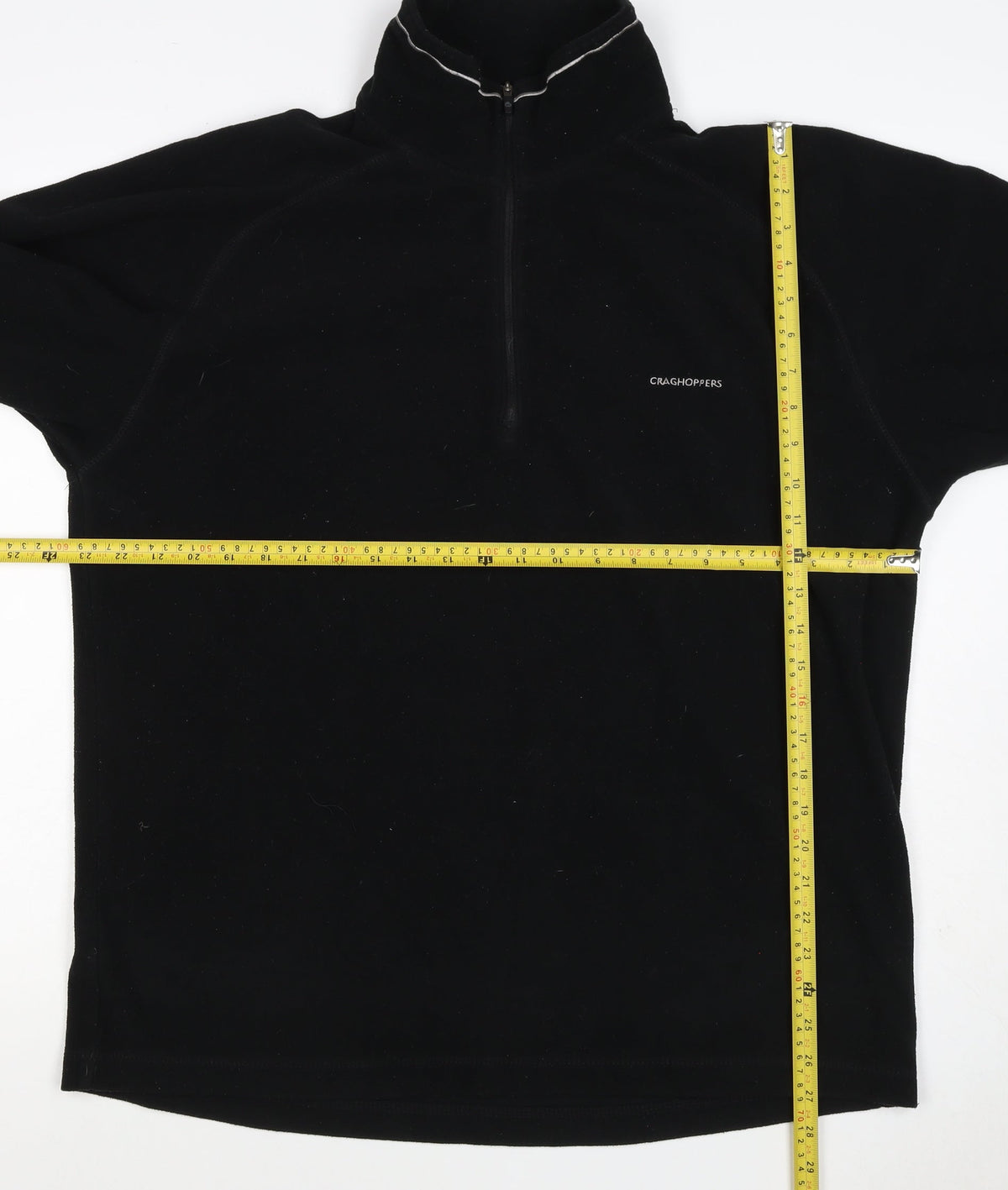 Craghoppers Men’s Black XL Half Zip Fleece Pullover Outdoor Sweatshirt