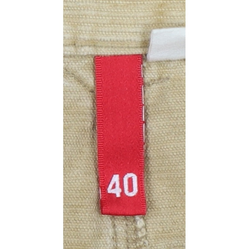 Divided by H&M Women Beige UK 12 Corduroy Pencil Mini Skirt Pockets