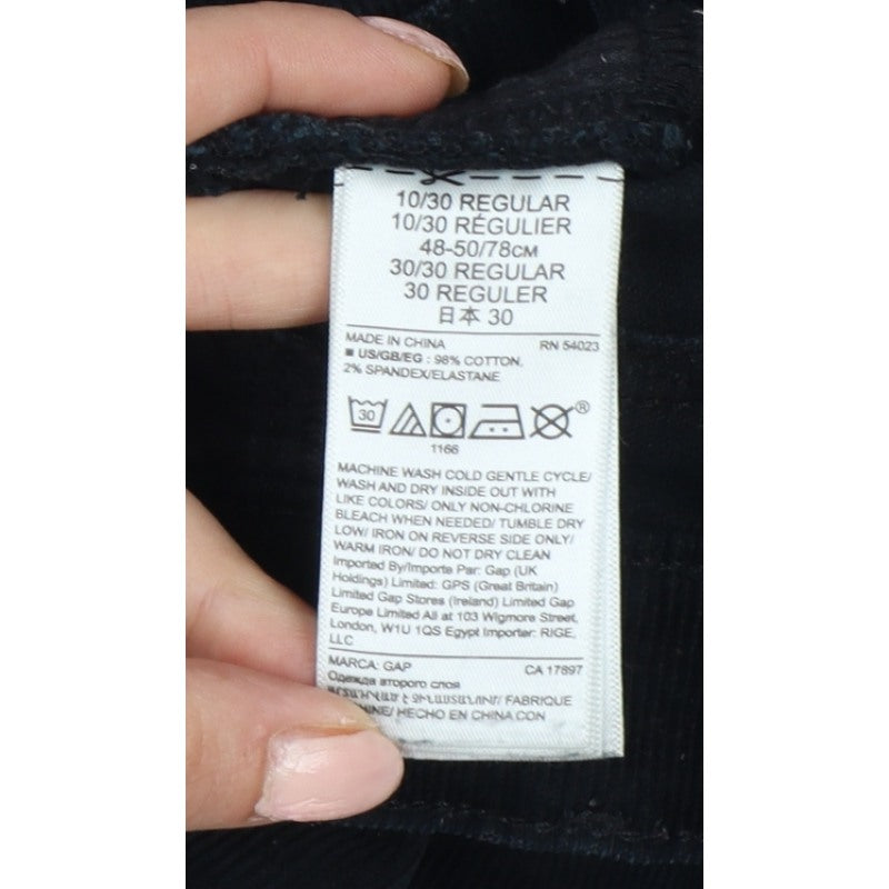 GAP Women Black UK 10 W30 L30 True Skinny Stretch Denim Jeggings