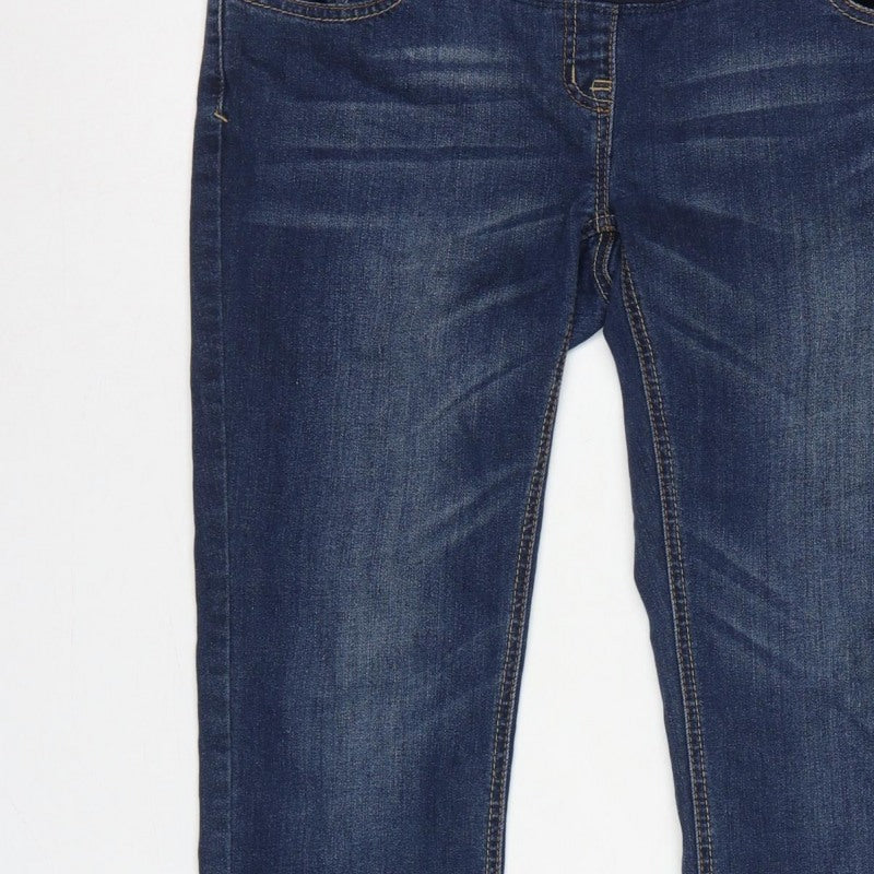 Next Women Blue Maternity Skinny Jeans Size 10 Regular Stretch