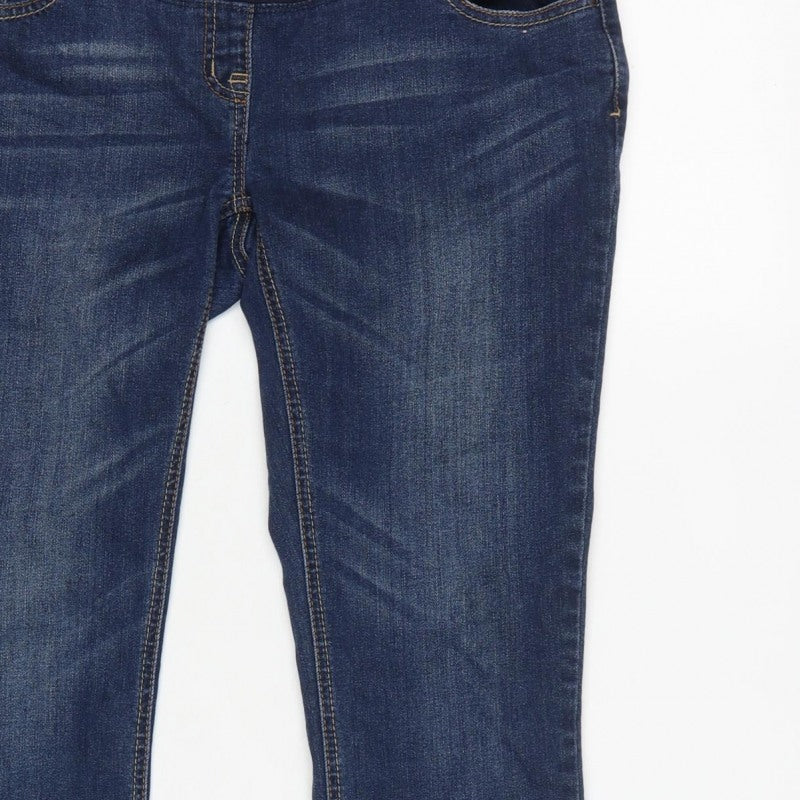 Next Women Blue Maternity Skinny Jeans Size 10 Regular Stretch