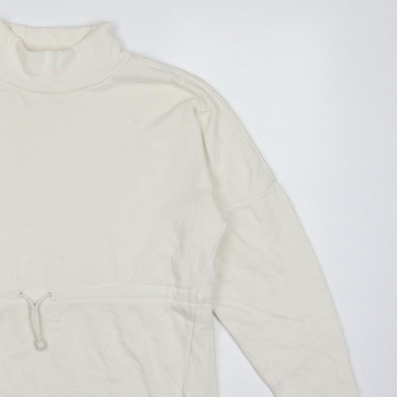 Marks and Spencer Women Ivory UK 8 High Neck Drawstring Sweatshirt