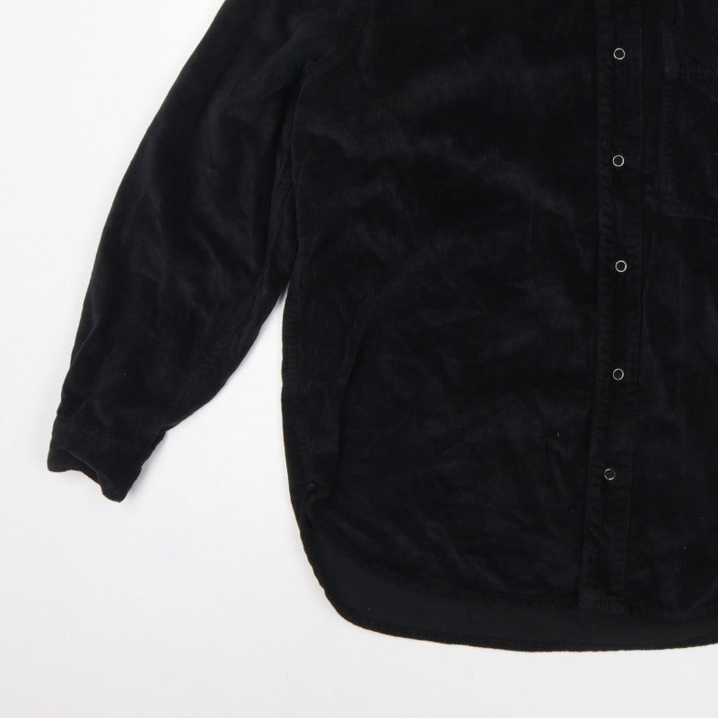 Additional view of Zara Men's Black S Relaxed Fit Corduroy Long Sleeve Button-Up Shirt