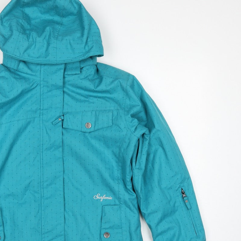 Surfanic Women’s Blue M Waterproof Breathable Hooded Ski Jacket