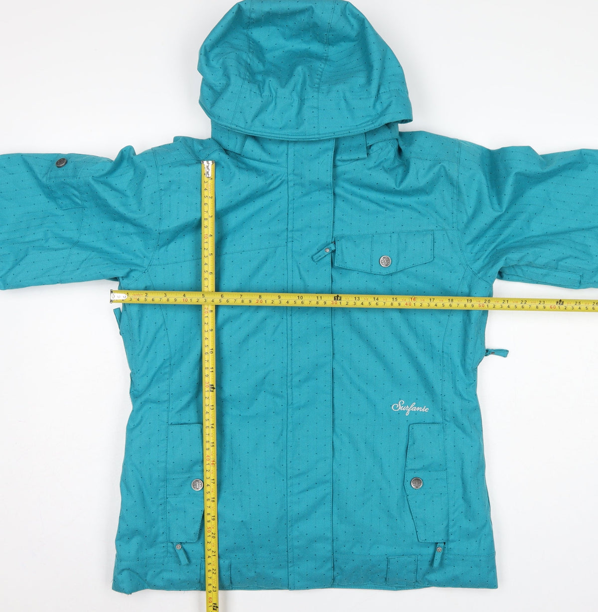 Surfanic Women’s Blue M Waterproof Breathable Hooded Ski Jacket