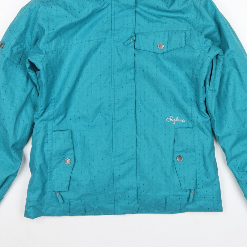 Surfanic Women’s Blue M Waterproof Breathable Hooded Ski Jacket