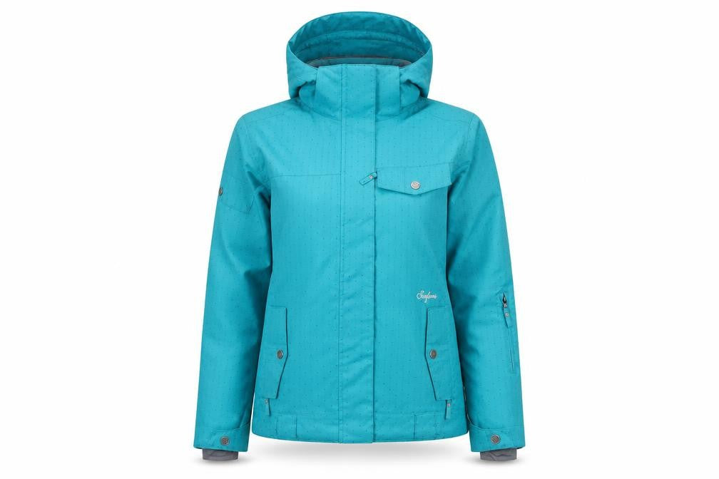Surfanic Women’s Blue M Waterproof Breathable Hooded Ski Jacket