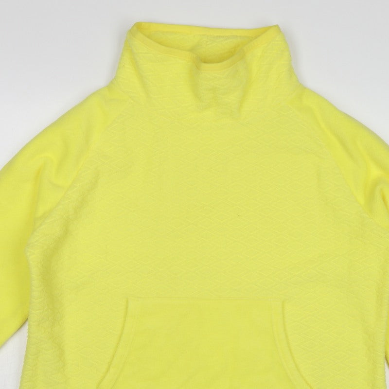 Weird Fish Women’s Yellow UK 20 Pullover Hooded Fleece Sweatshirt