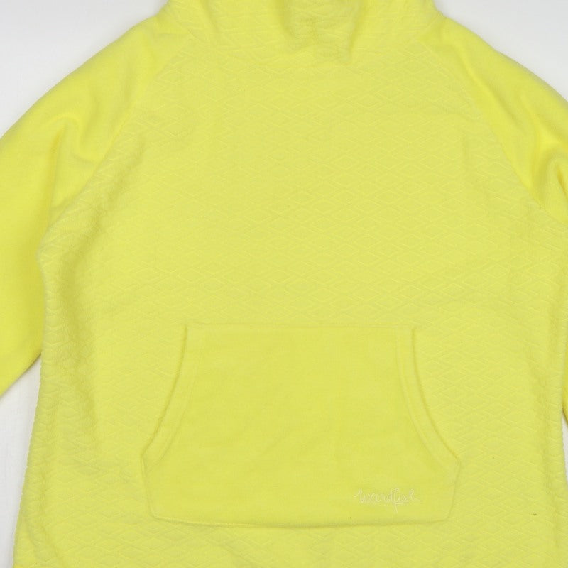 Weird Fish Women’s Yellow UK 20 Pullover Hooded Fleece Sweatshirt