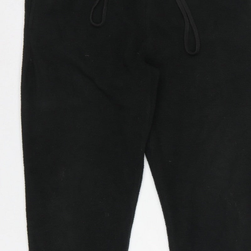 Fear of God Essentials Men’s Black L Fleece Jogger Trousers Logo