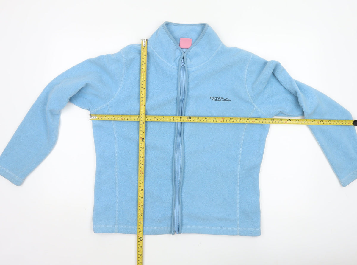 Pennine Ridge Women Blue Size 14 Full Zip Fleece Basic Jacket