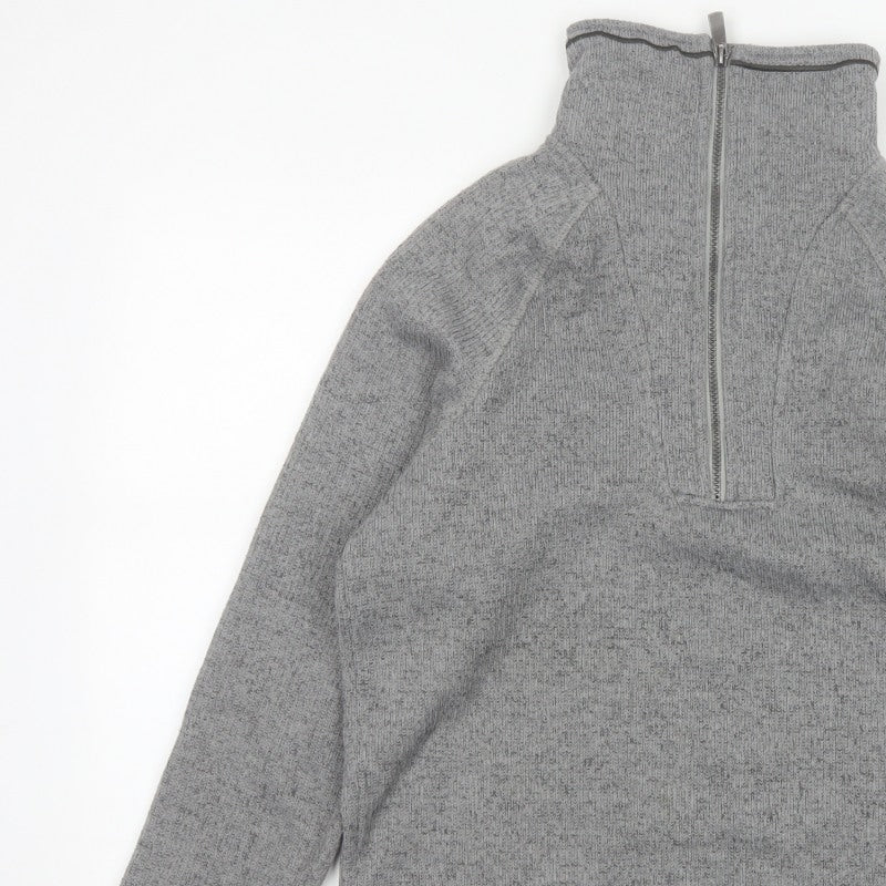 Craghoppers Men Grey S Half Zip Fleece Sweatshirt Outdoor