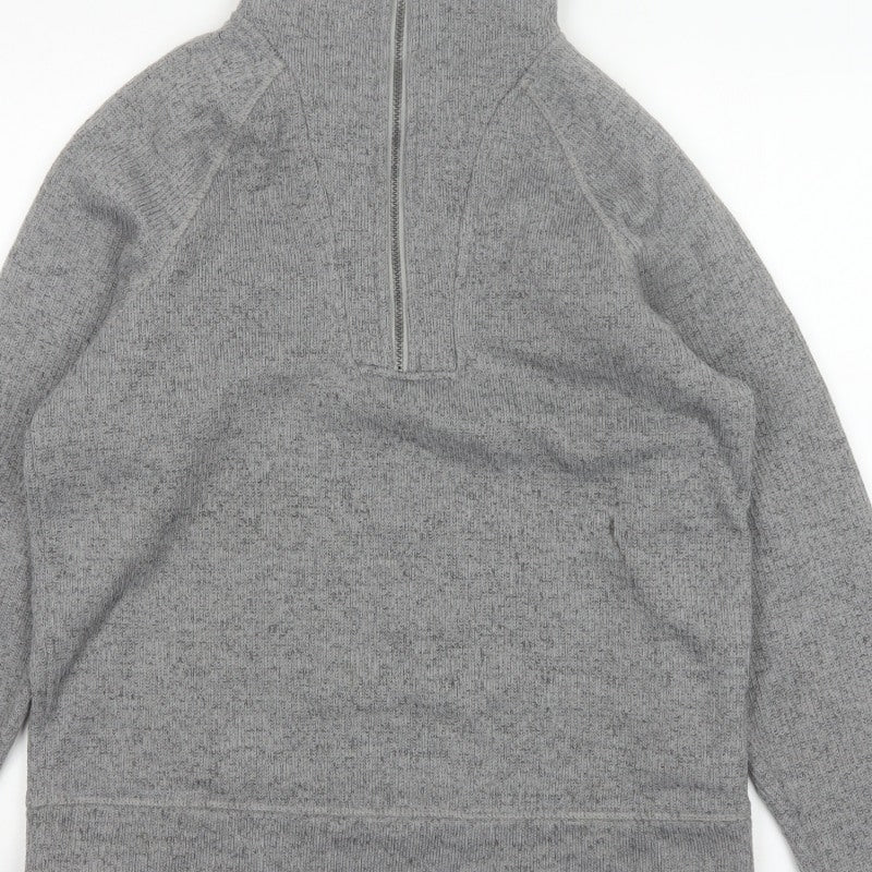 Craghoppers Men Grey S Half Zip Fleece Sweatshirt Outdoor