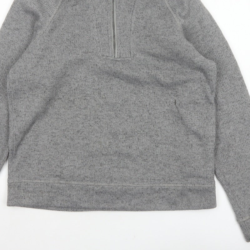Craghoppers Men Grey S Half Zip Fleece Sweatshirt Outdoor