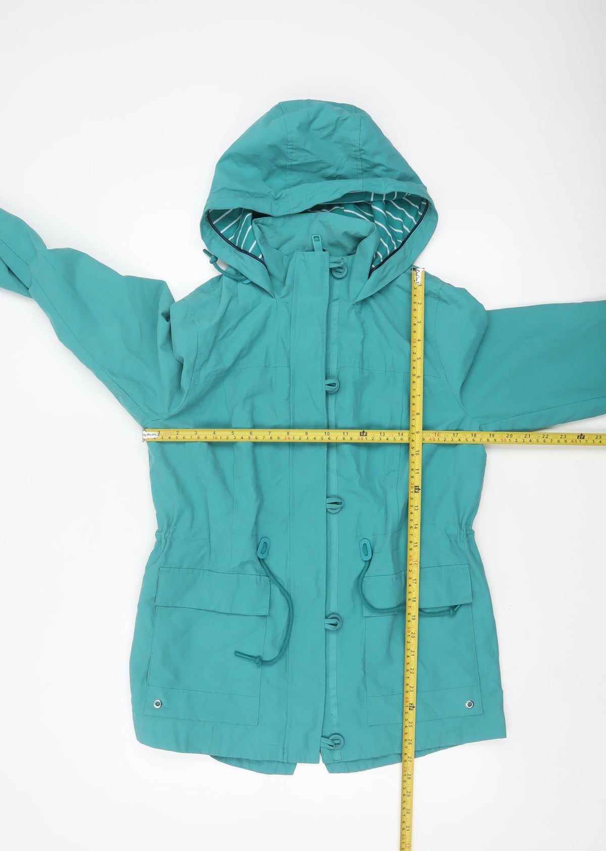Marks and Spencer Women Green UK 10 Hooded Parka Jacket