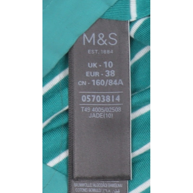 Marks and Spencer Women Green UK 10 Hooded Parka Jacket
