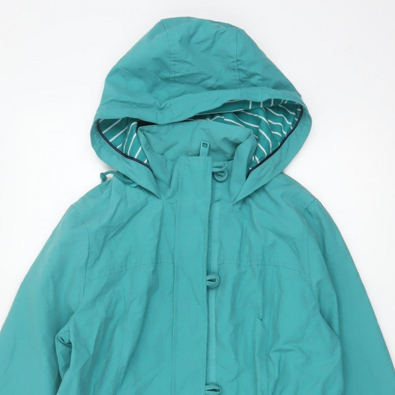 Marks and Spencer Women Green UK 10 Hooded Parka Jacket