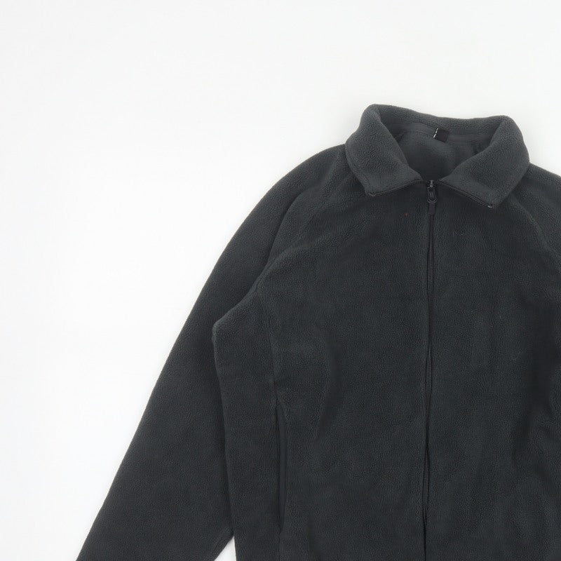 Uniqlo Women’s Black XS Fleece Full Zip Collared Jacket