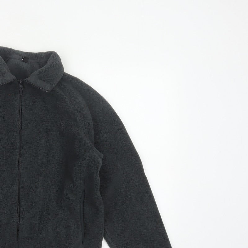 Uniqlo Women’s Black XS Fleece Full Zip Collared Jacket