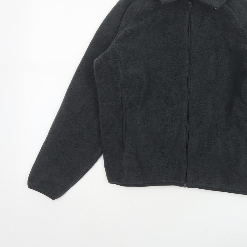 Uniqlo Women’s Black XS Fleece Full Zip Collared Jacket