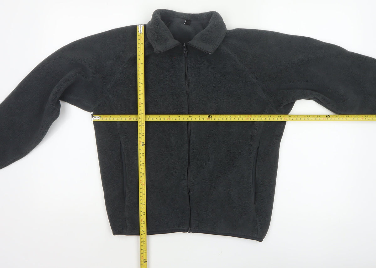 Uniqlo Women’s Black XS Fleece Full Zip Collared Jacket