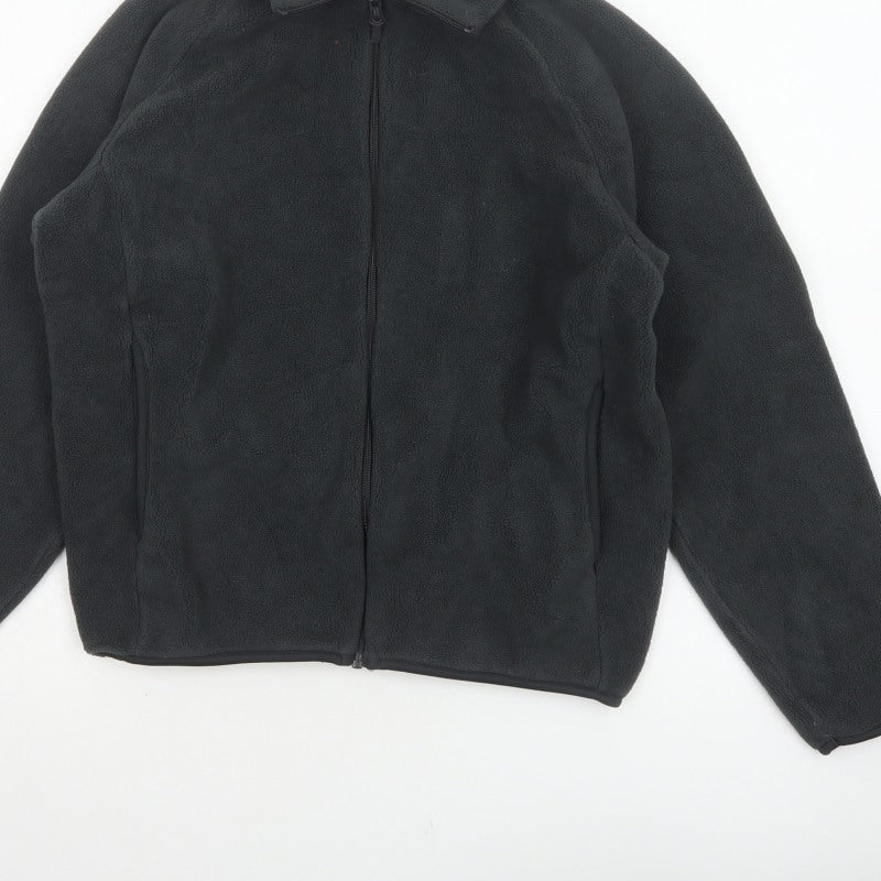 Uniqlo Women’s Black XS Fleece Full Zip Collared Jacket