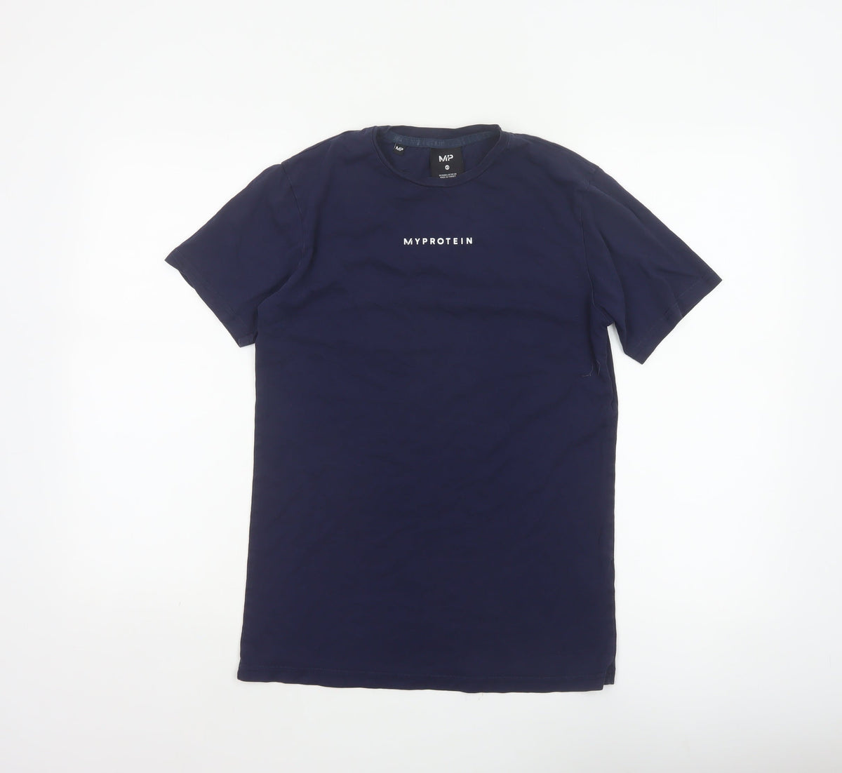 Myprotein Men's Navy XS Logo Crew Neck Short Sleeve T-Shirt