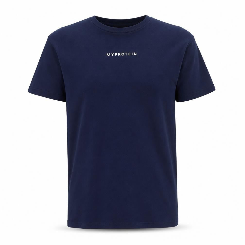 Myprotein Men's Navy XS Logo Crew Neck Short Sleeve T-Shirt