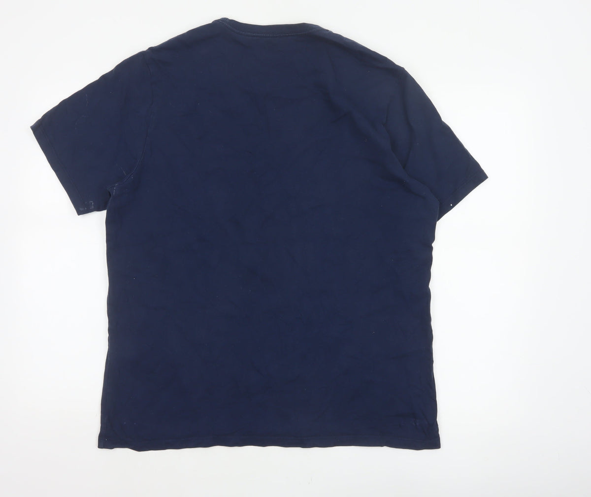 Levi's Men's Blue L Standard Logo Crew Neck Cotton T-Shirt Short Sleeve