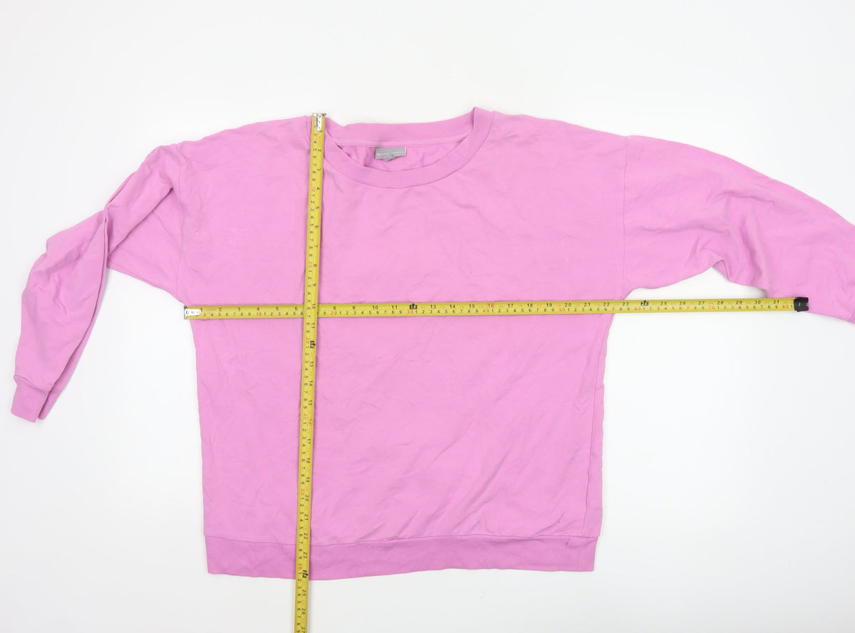 Oliver Bonas Women’s Pink UK 14 Pullover Crew Neck Sweatshirt